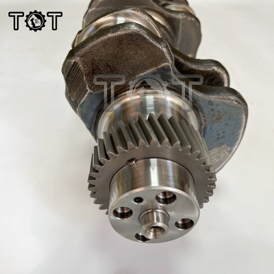 Komatsu PC200-7 220-7 ชิ้นส่วนเครื่องยนต์รถขุด S6D102E เพลาข้อเหวี่ยง 6735-01-1310 Cummins 6BT5.9 R215-9 LG922