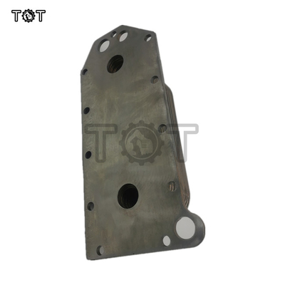 ชิ้นส่วนเครื่องยนต์ดีเซลของรถขุด Oil Cooler Core 6CT 6D114 3974815 3918175 3906296