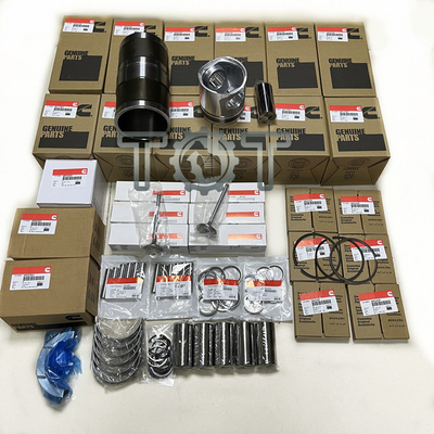 ชิ้นส่วนเครื่องยนต์ดีเซล 6CT 6CT8.3 6D114 Piston Ring Liner Kit สำหรับชุดซ่อมยกเครื่อง Cummins Komatsu