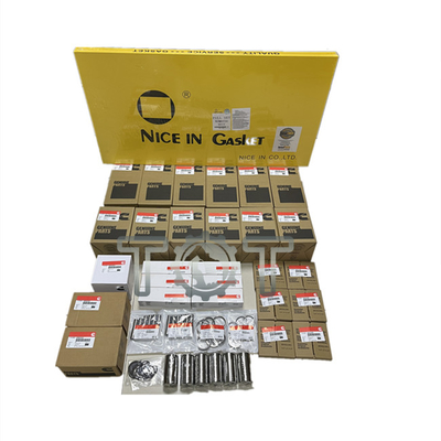 ชิ้นส่วนเครื่องยนต์ดีเซล 6CT 6CT8.3 6D114 Piston Ring Liner Kit สำหรับชุดซ่อมยกเครื่อง Cummins Komatsu