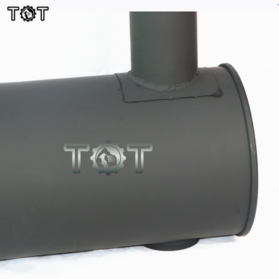 KATO HD2045 เครื่องยนต์ขุดท่อไอเสีย Silencer การกระจายความร้อนอย่างรวดเร็ว