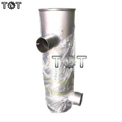 KOBELCO SK350-6 6D34 EXcavator เครื่องยนต์ท่อไอเสียอลูมิเนียม Silencer
