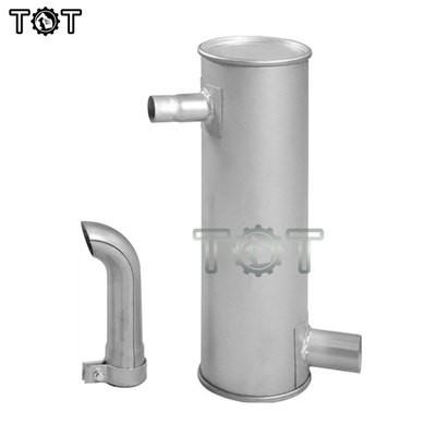 Double Thicken E307 E70B 4D32 รถขุดท่อไอเสีย erpillar Exhaust Parts