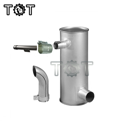 อลูมิเนียม Universal Muffler Silencer HD820 HD820-3 HD820-5 KATO Excavator Muffler