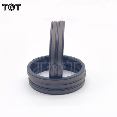 ISO9001 SPGW PTFE แหวนลูกสูบไฮดรอลิกสำหรับเครื่องจักรก่อสร้าง