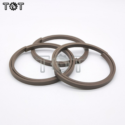 ชุดซีลกระบอกไฮดรอลิกสำหรับขุดเจาะบรอนซ์ PTFE KZT Contami Excavator Oil Seal