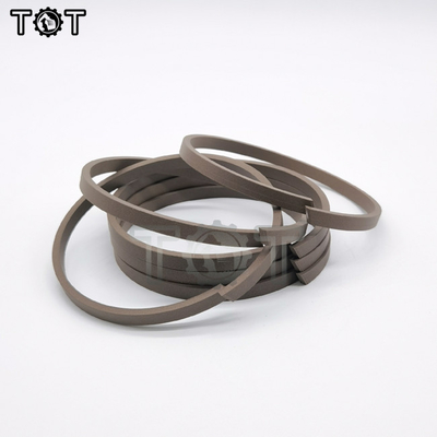 ชุดซีลกระบอกไฮดรอลิกสำหรับขุดเจาะบรอนซ์ PTFE KZT Contami Excavator Oil Seal