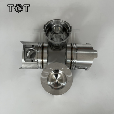 6207-31-2180 S4D95L S6D95L Komatsu Pistons PC120-6 PC200-6 ชิ้นส่วนเครื่องยนต์รถขุด