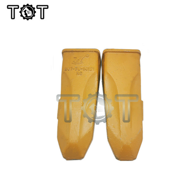 PC300 2077014151 Excavator Dipper Teeth KOMATSU Bucket Tooth Point สำหรับรถขุด
